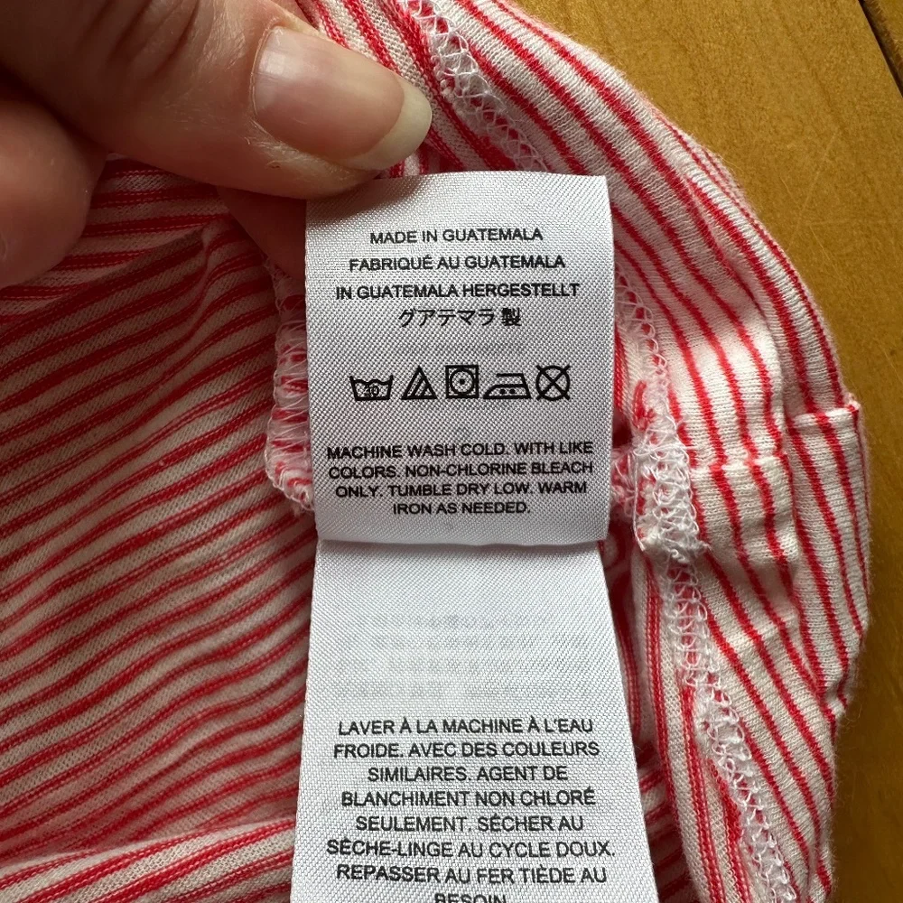 J. Crew Striped Cotton Ringer Tee‎